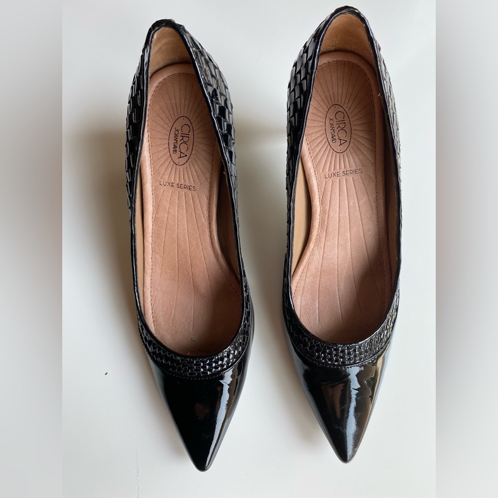 JOAN & DAVID CIRCA Marietta Patent Leather Weave Shoes in 9M - Picture 3 of 9